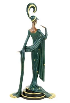 Art Deco Revue Dancer - Signed F. Preiss - Bronze Statue