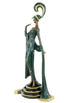 Art Deco Revue Dancer - Signed F. Preiss - Bronze Statue -Salvador Dali Shop DSC04904