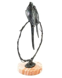 Limited Animal Sculpture - Pa(i)rrot - Signed Milo – Bronze Statue