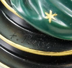 Art Deco Revue Dancer - Signed F. Preiss - Bronze Statue -Salvador Dali Shop DSC04905