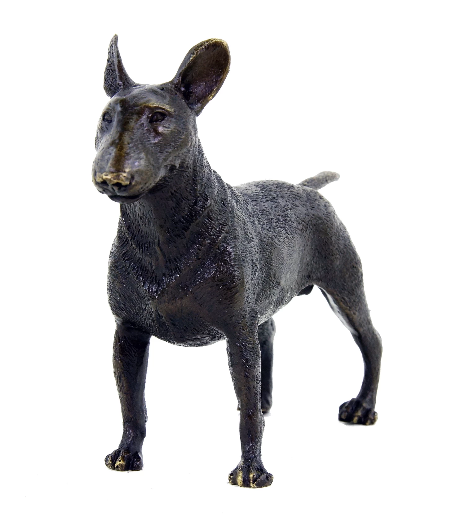 Animal Figurine - Bull Terrier - Dog Statue - Milo - Bronze Miniature 1 Animal Figurine - Bull Terrier - Dog Statue - Milo - Bronze Miniature