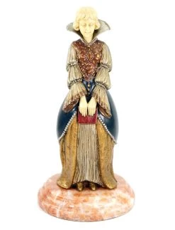 Art Deco Bronze Statue - Jeune Femme Au Livre - Signed Chiparus -Salvador Dali Shop DSC04912DW5flyiAN0dDI