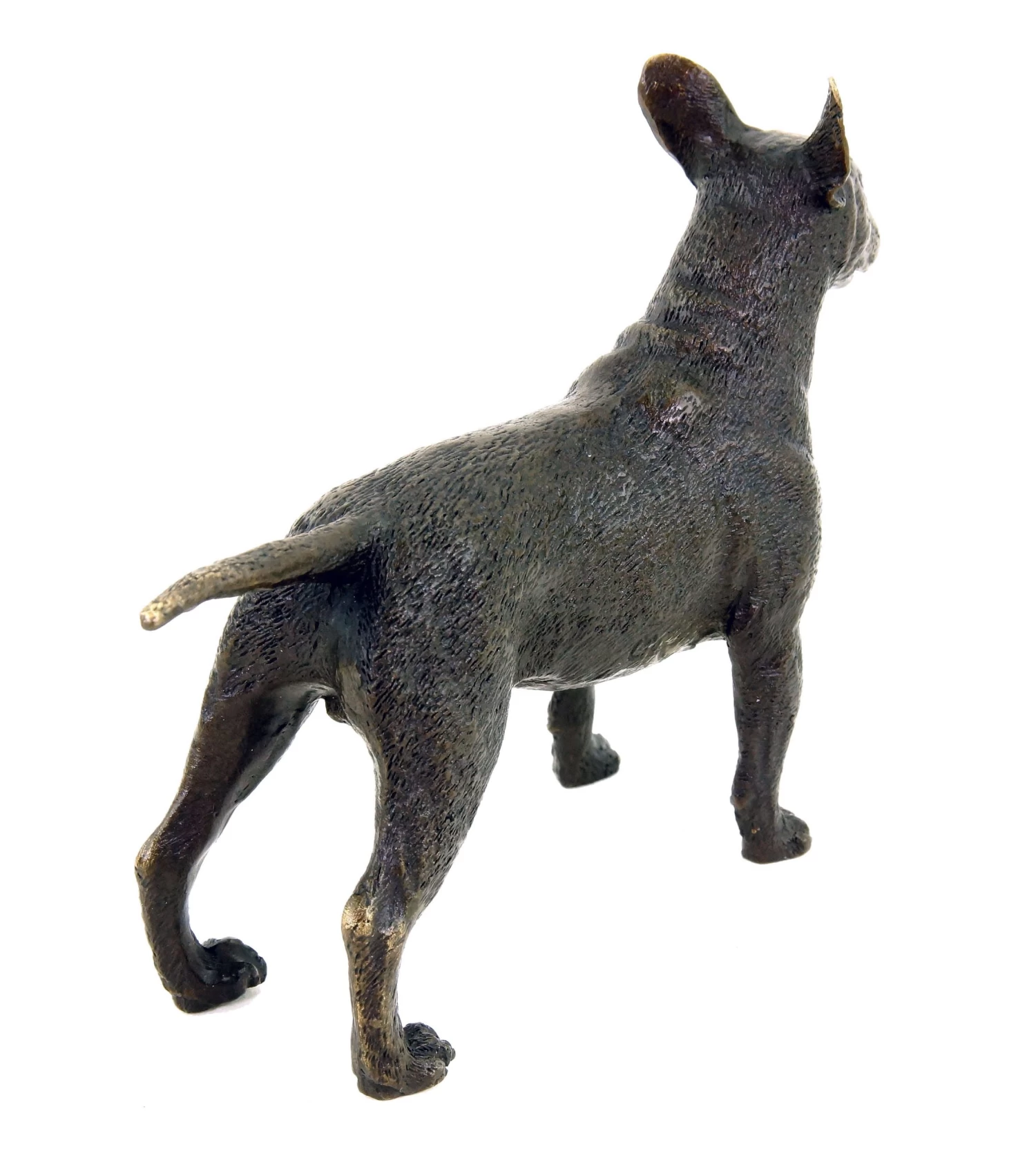 Animal Figurine - Bull Terrier - Dog Statue - Milo - Bronze Miniature 3 Animal Figurine - Bull Terrier - Dog Statue - Milo - Bronze Miniature - Image 3