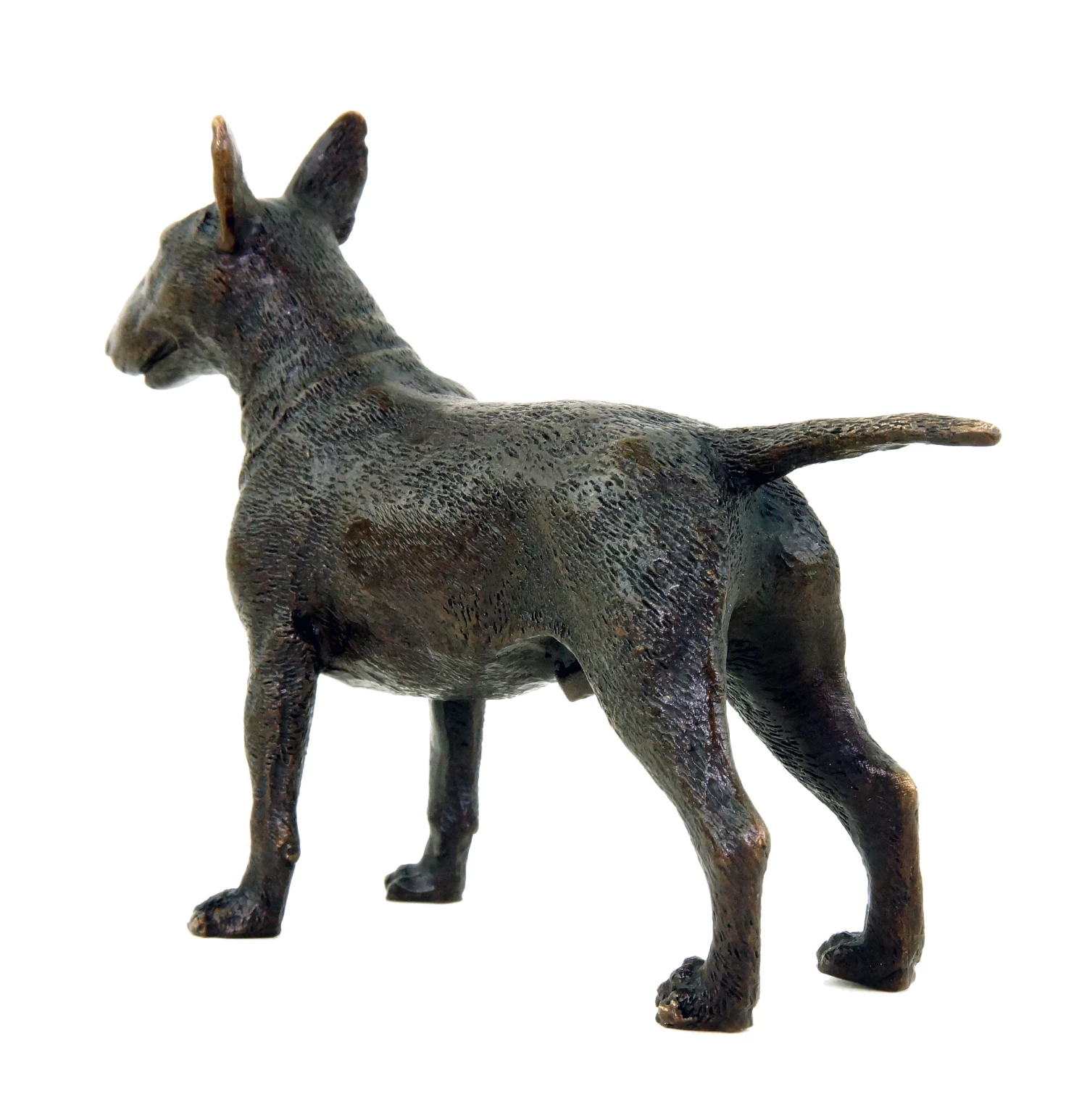 Animal Figurine - Bull Terrier - Dog Statue - Milo - Bronze Miniature 5 Animal Figurine - Bull Terrier - Dog Statue - Milo - Bronze Miniature - Image 5