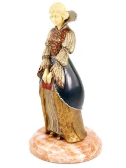 Art Deco Bronze Statue - Jeune Femme Au Livre - Signed Chiparus -Salvador Dali Shop DSC04917HpHfc7b7olcHg