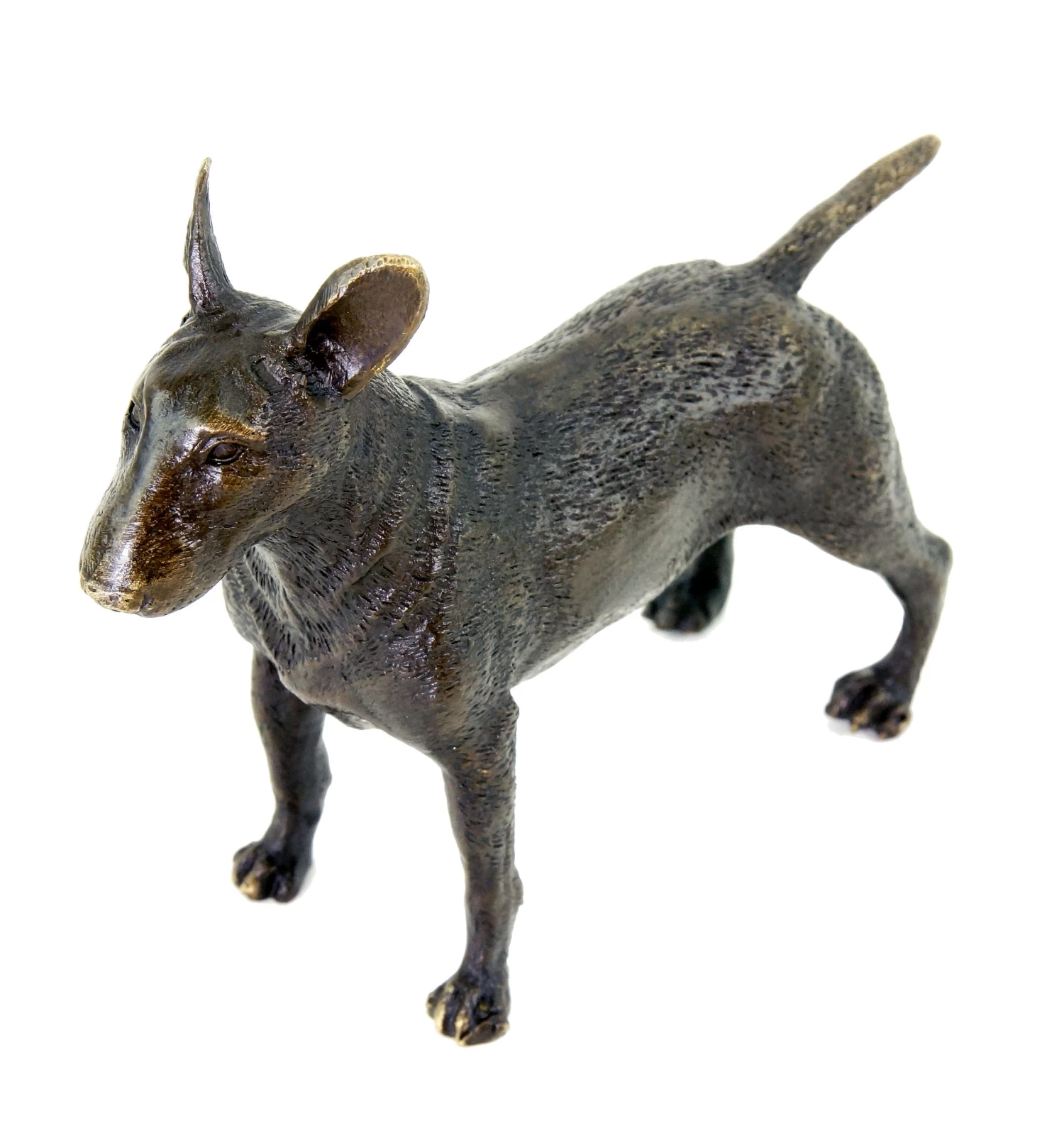 Animal Figurine - Bull Terrier - Dog Statue - Milo - Bronze Miniature 7 Animal Figurine - Bull Terrier - Dog Statue - Milo - Bronze Miniature - Image 7