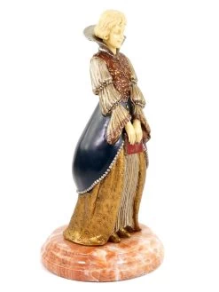 Art Deco Bronze Statue - Jeune Femme Au Livre - Signed Chiparus -Salvador Dali Shop DSC04926