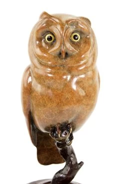 Limited Bronze Animal Figurine - Owl - Brown Owl - Signed Milo 26 Limited Bronze Animal Figurine - Owl - Brown Owl - Signed Milo -Salvador Dali Shop DSC04941