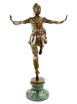 Art Deco Bronze Sculpture - Revue Dancer - Signed Chiparus -Salvador Dali Shop DSC049825Ym2tE7zaOUdg