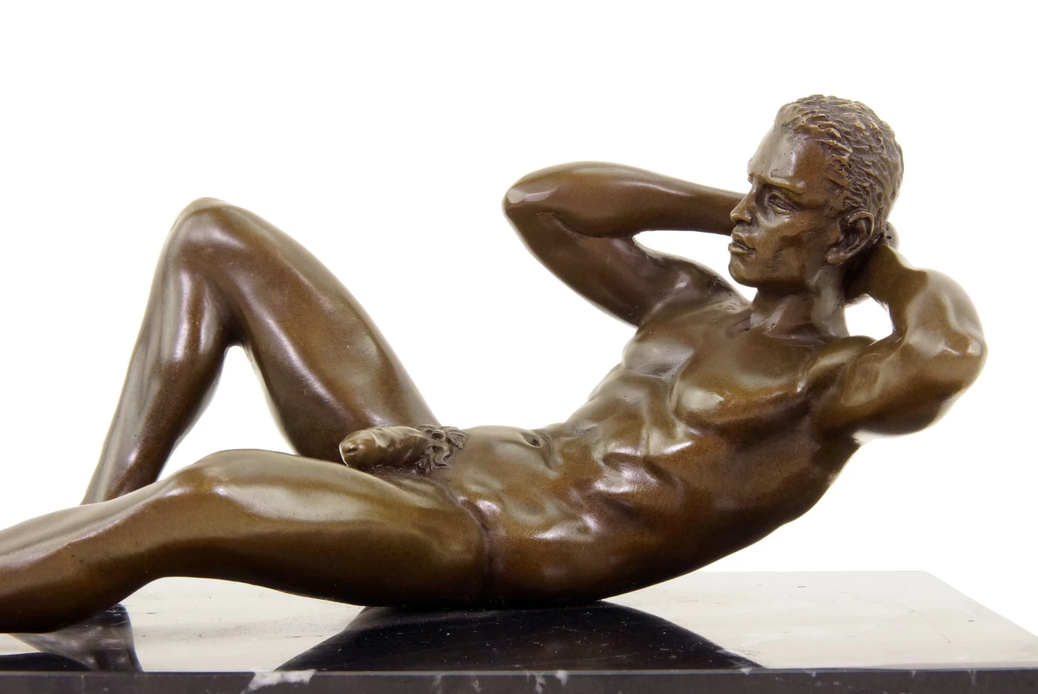 Muscular Male Nude - Toyboy Eric - Gay Bronze - Sexy Figurine 9 Muscular Male Nude - Toyboy Eric - Gay Bronze - Sexy Figurine - Image 9