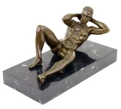 Muscular Male Nude - Toyboy Eric - Gay Bronze - Sexy Figurine