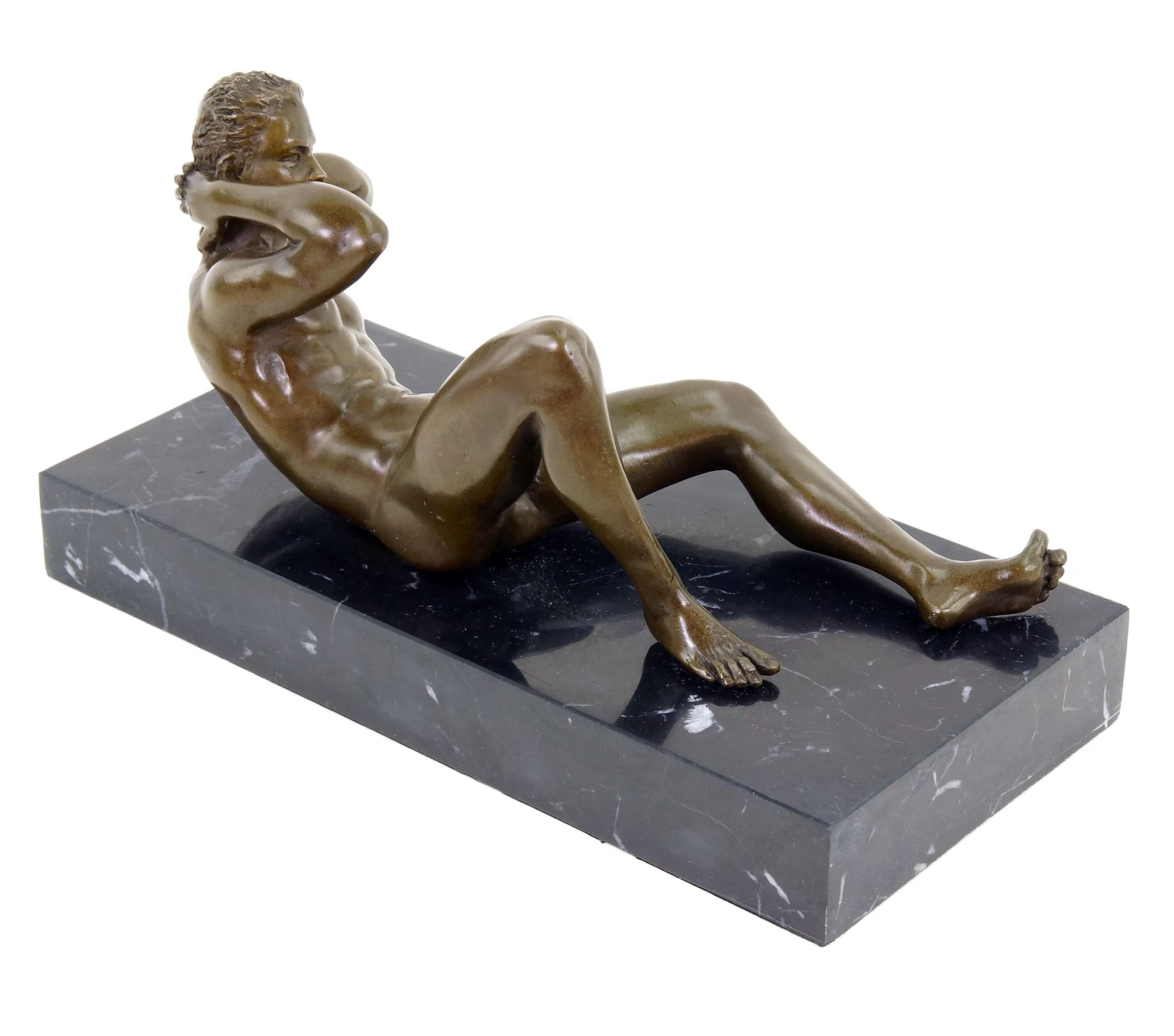 Muscular Male Nude - Toyboy Eric - Gay Bronze - Sexy Figurine 2 Muscular Male Nude - Toyboy Eric - Gay Bronze - Sexy Figurine - Image 2