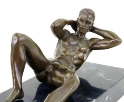 Muscular Male Nude - Toyboy Eric - Gay Bronze - Sexy Figurine 15 Muscular Male Nude - Toyboy Eric - Gay Bronze - Sexy Figurine -Salvador Dali Shop DSC05012