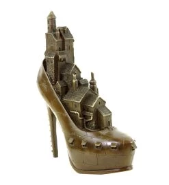 Limited Steampunk Bronze Figurine - High Heel - Gothic - Martin Klein -Salvador Dali Shop DSC05026