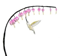 Bird Bronze Hummingbird At Bud - Limited Bronze Sculpture - Animal Statue -Salvador Dali Shop DSC05046