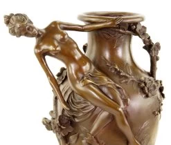 Bronze Art Nouveau Vase - Signed Moreau - Erotic Nude -Salvador Dali Shop DSC05080OLHSTy760Tc0O