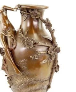 Bronze Art Nouveau Vase - Signed Moreau - Erotic Nude -Salvador Dali Shop DSC05084qfEGucPgU9WqW