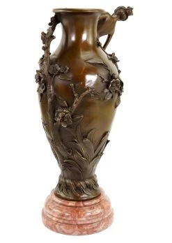 Bronze Art Nouveau Vase - Signed Moreau - Erotic Nude -Salvador Dali Shop DSC05087AjHkJI2Ley9Yr