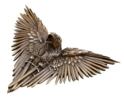 Hanging Steampunk Sculpture - Victorian Raven - Gothic - Wall Decor 14 Hanging Steampunk Sculpture - Victorian Raven - Gothic - Wall Decor -Salvador Dali Shop DSC05094