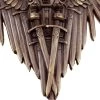 Hanging Steampunk Sculpture - Victorian Raven - Gothic - Wall Decor