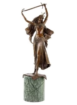 Art Deco Statue - Middle Eastern Sword Dancer - Signed Preiss 16 Art Deco Statue - Middle Eastern Sword Dancer - Signed Preiss -Salvador Dali Shop DSC05103F0FWiyhBLLfjI