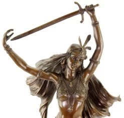 Art Deco Statue - Middle Eastern Sword Dancer - Signed Preiss 17 Art Deco Statue - Middle Eastern Sword Dancer - Signed Preiss -Salvador Dali Shop DSC05110
