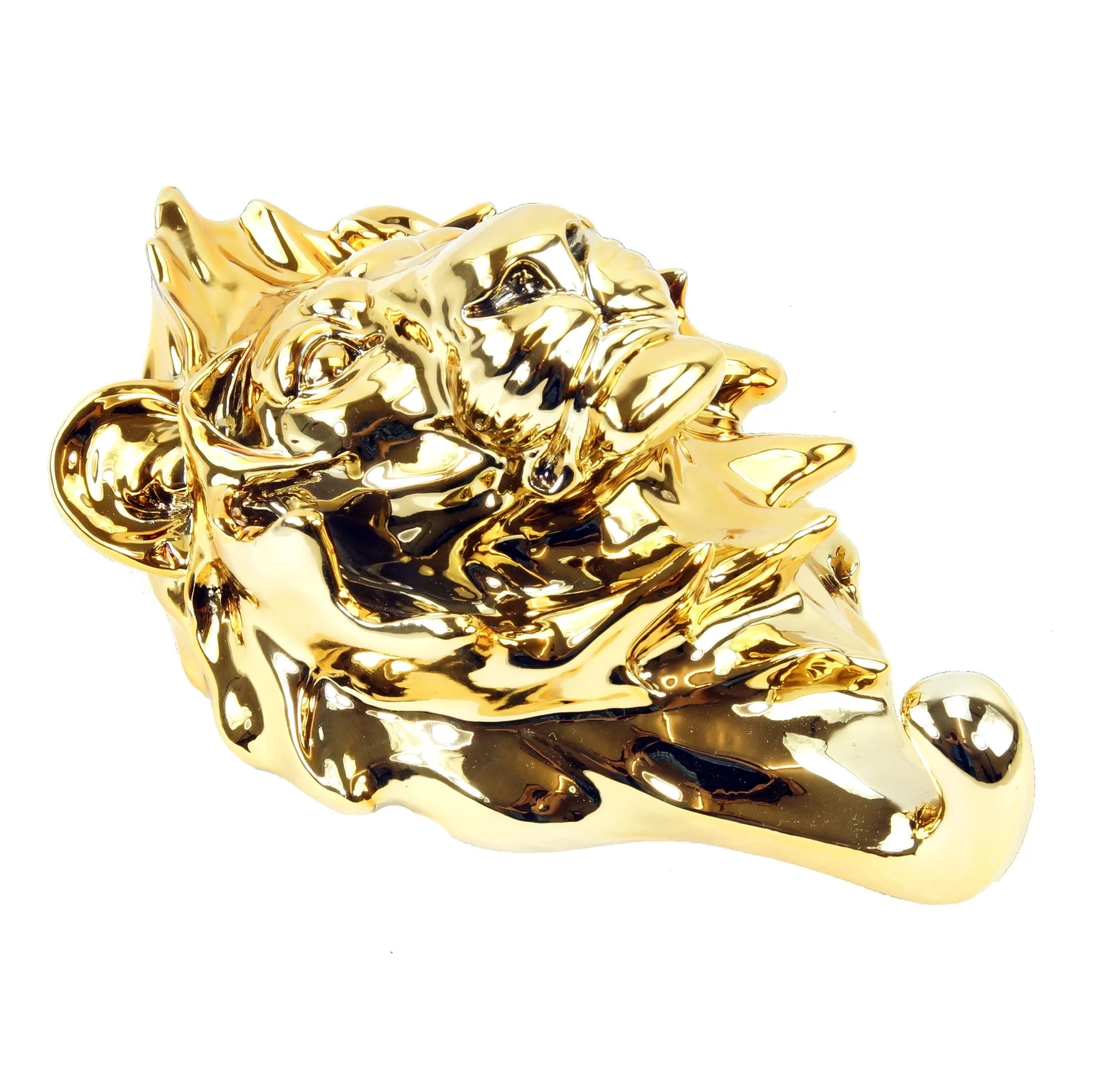 Golden Lion’s Head Towel Holder - Limited Wall Hook - Martin Klein 2 Golden Lion’s Head Towel Holder - Limited Wall Hook - Martin Klein - Image 2