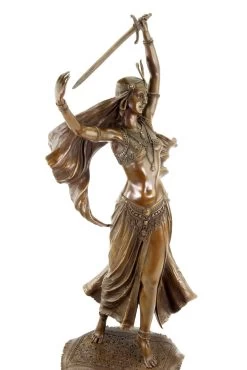 Art Deco Statue - Middle Eastern Sword Dancer - Signed Preiss 19 Art Deco Statue - Middle Eastern Sword Dancer - Signed Preiss -Salvador Dali Shop DSC05116