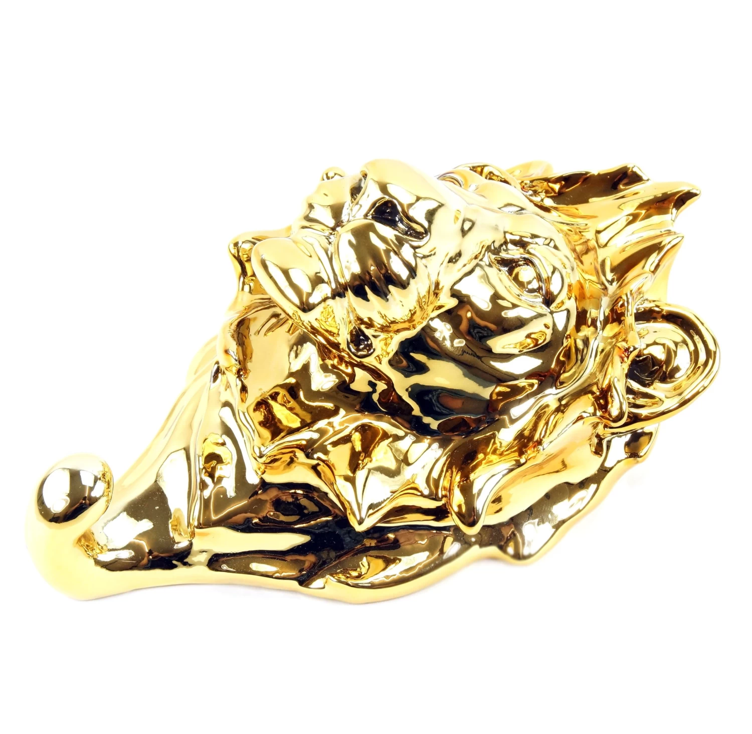 Golden Lion’s Head Towel Holder - Limited Wall Hook - Martin Klein 3 Golden Lion’s Head Towel Holder - Limited Wall Hook - Martin Klein - Image 3