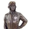 Pilot - First World War Aircraft Statue - Bronze Figurine - Militaria