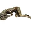 Sleeping Nude - Erotic Female Figurine - Sculpture By J. Patoue