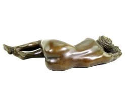 Sleeping Nude - Erotic Female Figurine - Sculpture By J. Patoue -Salvador Dali Shop DSC05150