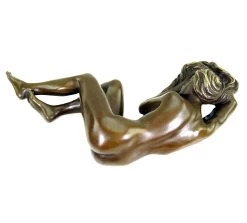 Sleeping Nude - Erotic Female Figurine - Sculpture By J. Patoue -Salvador Dali Shop DSC05151