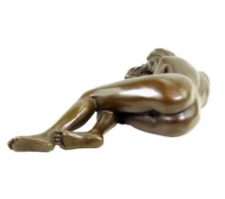 Sleeping Nude - Erotic Female Figurine - Sculpture By J. Patoue -Salvador Dali Shop DSC05159