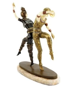 Art Deco Sculpture - Harlequin Dancer - Signed Chiparus