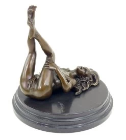 Erotic Girl Mary - Handjob - Signed M. Nick - Sexy Figurine -Salvador Dali Shop DSC05171