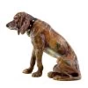 Vienna Bronze Dog - Sitting Hound - Dog Sculpture - Bergmann Stamp