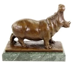 Yawning Hippopotamus - Bronze Sculpture By Rembrandt Bugatti -Salvador Dali Shop DSC05268xl6R4oijE30EL