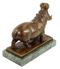 Yawning Hippopotamus - Bronze Sculpture By Rembrandt Bugatti -Salvador Dali Shop DSC05269