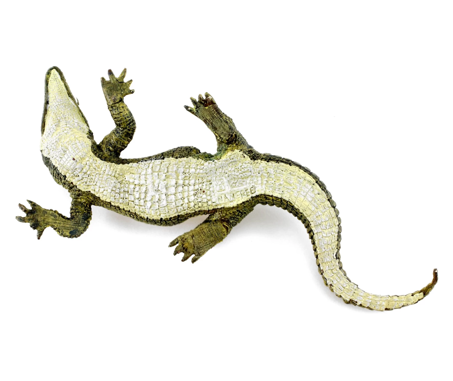 Vienna Bronze - Crocodile With Virgin - Tripartite - Bergmann Stamp 8 Vienna Bronze - Crocodile With Virgin - Tripartite - Bergmann Stamp - Image 8