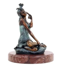 Erotic Bronze Figurine - Sexy Girl Sarah On The Phone - Signed Milo -Salvador Dali Shop DSC05304KK6VyXx7ZhvWF