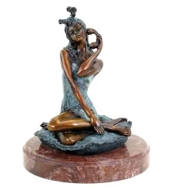 Erotic Bronze Figurine - Sexy Girl Sarah On The Phone - Signed Milo -Salvador Dali Shop DSC05306pqE0cyIT0Nu1R