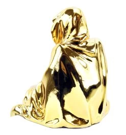 Limited Bronze Shelf Sitter - Ghost - Golden Shelf Sitter - Gold -Salvador Dali Shop DSC05357