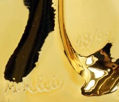 Limited Bronze Shelf Sitter - Ghost - Golden Shelf Sitter - Gold -Salvador Dali Shop DSC05358