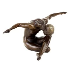 Contemporary Bronze Male Nude - Athlete - Erotic Nude - Sign. Patoue 8 Contemporary Bronze Male Nude - Athlete - Erotic Nude - Sign. Patoue -Salvador Dali Shop DSC05371