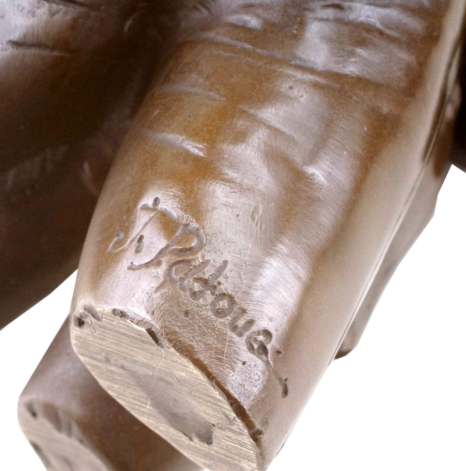 Erotic Bronze Figurine - Lovers Figurine - The Embrace By Patoue 6 Erotic Bronze Figurine - Lovers Figurine - The Embrace By Patoue - Image 6