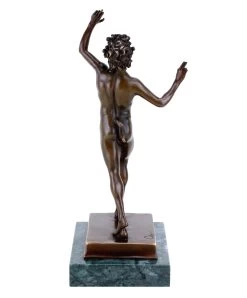 Fauno Danzante From Pompeji - Bronze Dancing Faun - Sign. Milo -Salvador Dali Shop DSC05413