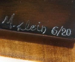 Contemporary Bronze Bull Sculpture By Martin Klein - Bull - Limited Figurine