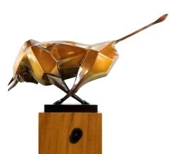 Contemporary Bronze Bull Sculpture By Martin Klein - Bull - Limited Figurine -Salvador Dali Shop DSC05428