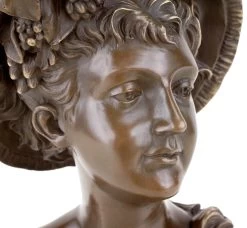 Bronze Portrait Bust - Art Nouveau Lady - Sign. Carrier-Belleuse 11 Bronze Portrait Bust - Art Nouveau Lady - Sign. Carrier-Belleuse -Salvador Dali Shop DSC05438